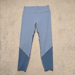 Vuori Color Block Studio Leggings Cloud Blue VW460 Women's Size XLarge
